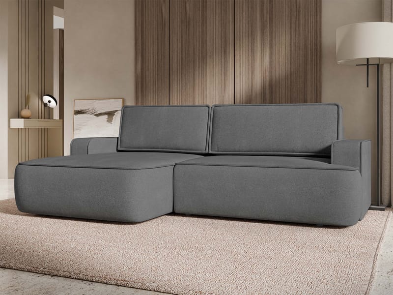 Avignon Bäddsoffa med Divan 3-sits - Grå - Möbler - Soffa - Bäddsoffa - Bäddsoffa divan