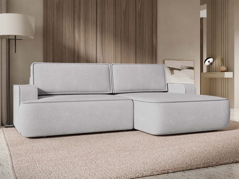 Avignon Bäddsoffa med Divan 3-sits - Grå - Möbler - Soffa - Bäddsoffa - Bäddsoffa divan