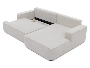 Avignon Bäddsoffa med Divan 3-sits - Vit - Möbler - Soffa - Bäddsoffa - Bäddsoffa divan