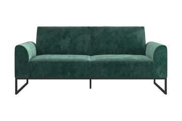 Bäddsoffa Adley - Grön - Möbler - Soffa - Bäddsoffa - Bäddsoffa längsbäddad