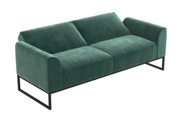 Bäddsoffa Adley - Grön - Möbler - Soffa - Bäddsoffa - Bäddsoffa längsbäddad