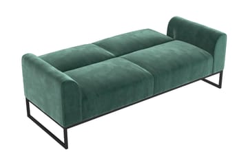 Bäddsoffa Adley - Grön - Möbler - Soffa - Bäddsoffa - Bäddsoffa längsbäddad
