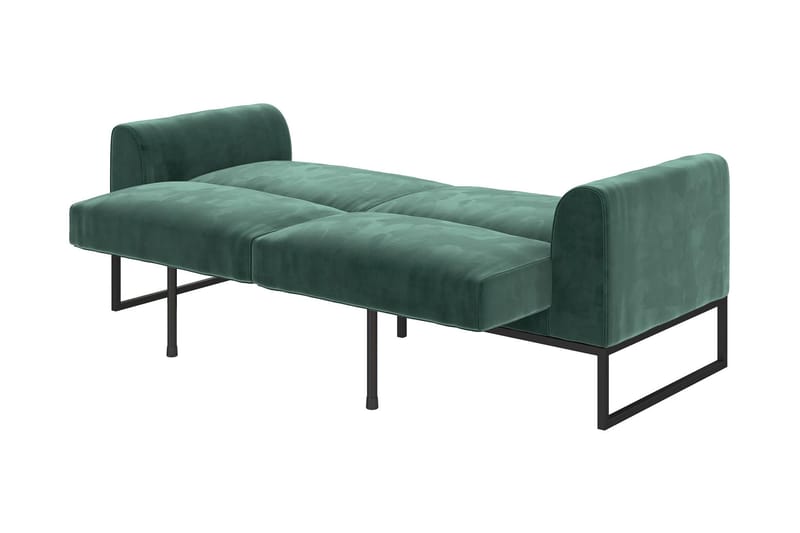 Bäddsoffa Adley - Grön - Möbler - Soffa - Bäddsoffa - Bäddsoffa längsbäddad