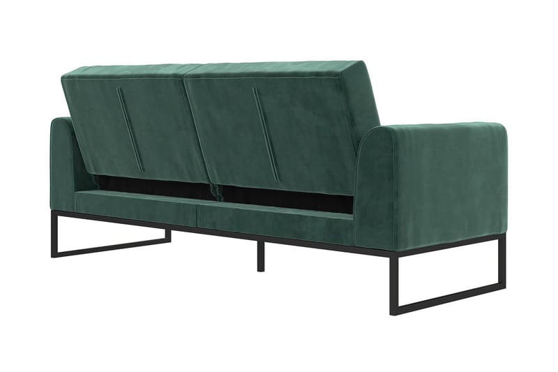 Bäddsoffa Adley - Grön - Möbler - Soffa - Bäddsoffa - Bäddsoffa längsbäddad