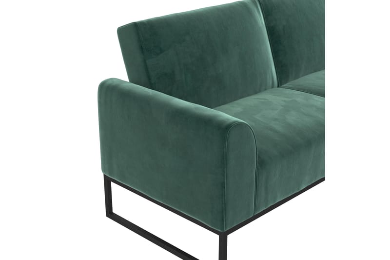 Bäddsoffa Adley - Grön - Möbler - Soffa - Bäddsoffa - Bäddsoffa längsbäddad