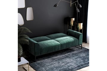 Bäddsoffa Adley - Grön - Möbler - Soffa - Bäddsoffa - Bäddsoffa längsbäddad