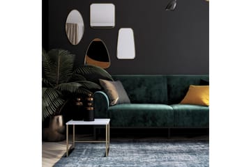 Bäddsoffa Adley - Grön - Möbler - Soffa - Bäddsoffa - Bäddsoffa längsbäddad