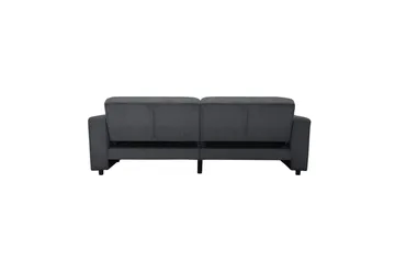 Bäddsoffa Allie Antracit, Cordoroy, 81x225x91 cm - Antracit, Cordoroy, 81x225x91 cm - Möbler - Soffa - Bäddsoffa - 3 sits bäddsoffa