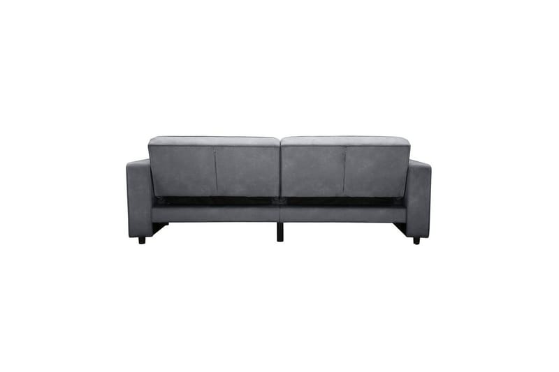 Bäddsoffa Allie Antracit, Sammet, 81x225x91 cm - Antracit, Sammet, 81x225x91 cm - Möbler - Soffa - Bäddsoffa - 3 sits bäddsoffa