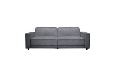 Bäddsoffa Allie Antracit, Sammet, 81x225x91 cm - Antracit, Sammet, 81x225x91 cm - Möbler - Soffa - Bäddsoffa - 3 sits bäddsoffa