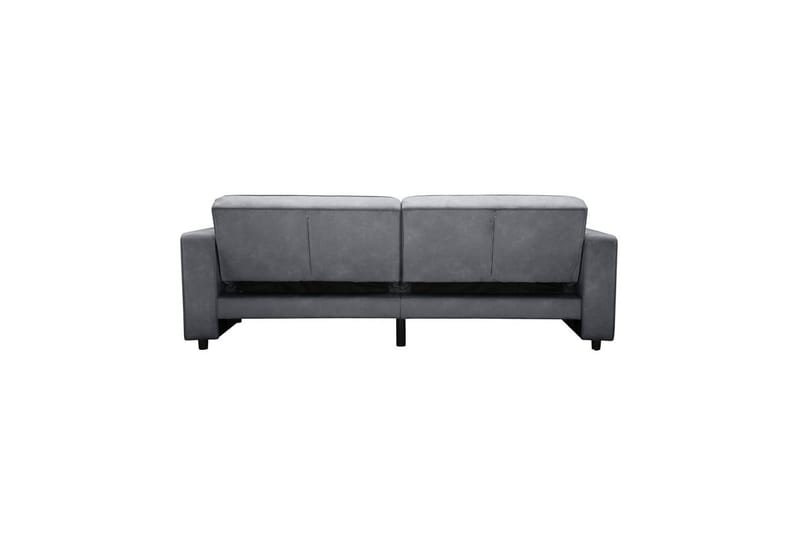 Bäddsoffa Allie Antracit, Sammet, 81x225x91 cm - Antracit, Sammet, 81x225x91 cm - Möbler - Soffa - Bäddsoffa - 3 sits bäddsoffa