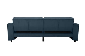 Bäddsoffa Allie Blå, Cordoroy, 81x225x91 cm - Blå, Cordoroy, 81x225x91 cm - Möbler - Soffa - Bäddsoffa - 3 sits bäddsoffa