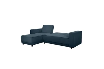 Bäddsoffa Allie Blå, Cordoroy, 82x229x154 cm - Blå, Cordoroy, 82x229x154 cm - Möbler - Soffa - Bäddsoffa - Bäddsoffa divan