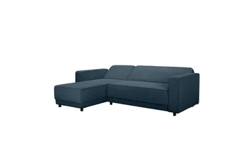 Bäddsoffa Allie Blå, Cordoroy, 82x229x154 cm - Blå, Cordoroy, 82x229x154 cm - Möbler - Soffa - Bäddsoffa - Bäddsoffa divan