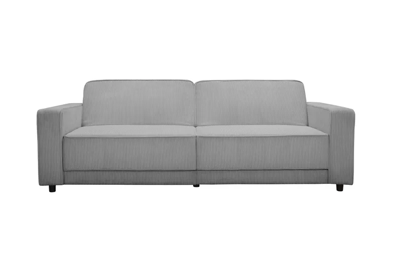 Bäddsoffa Allie Grå, Cordoroy, 81x225x91 cm, Grå, Cordoroy, 81x225x91 cm