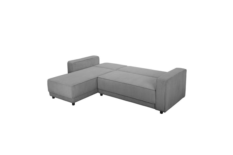 Bäddsoffa Allie Grå, Cordoroy, 82x229x154 cm - Grå, Cordoroy, 82x229x154 cm - Möbler - Soffa - Bäddsoffa - Bäddsoffa divan
