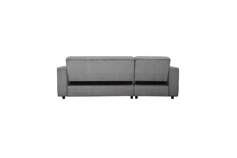 Bäddsoffa Allie Grå, Cordoroy, 82x229x154 cm - Grå, Cordoroy, 82x229x154 cm - Möbler - Soffa - Bäddsoffa - Bäddsoffa divan