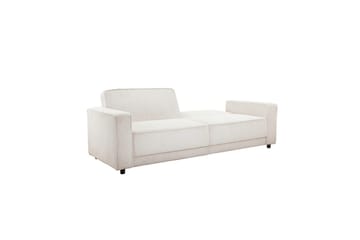 Bäddsoffa Allie Kräm, Cordoroy, 81x225x91 cm - Kräm, Cordoroy, 81x225x91 cm - Möbler - Soffa - Bäddsoffa - 3 sits bäddsoffa