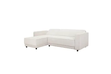 Bäddsoffa Allie Kräm, Cordoroy, 82x229x154 cm - Kräm, Cordoroy, 82x229x154 cm - Möbler - Soffa - Bäddsoffa - Bäddsoffa divan