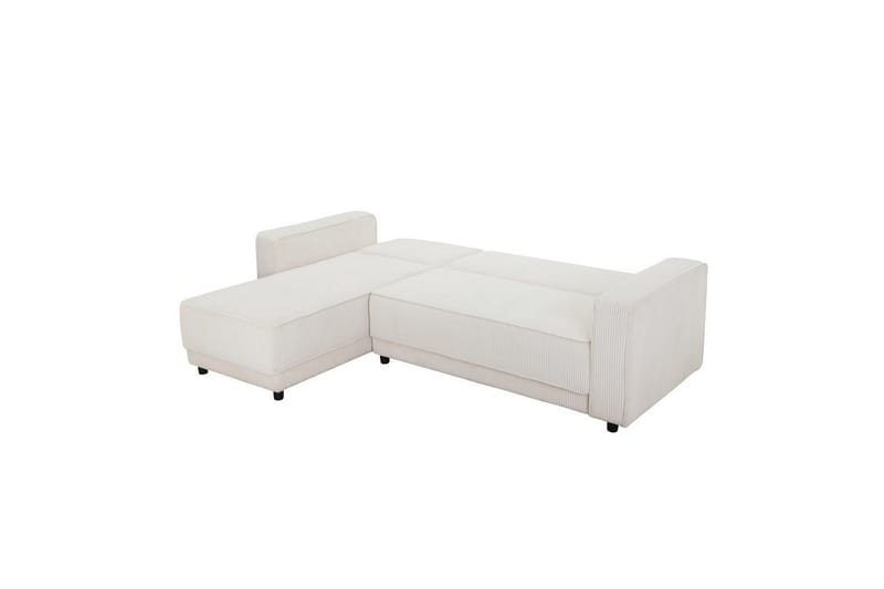 Bäddsoffa Allie Kräm, Cordoroy, 82x229x154 cm - Kräm, Cordoroy, 82x229x154 cm - Möbler - Soffa - Bäddsoffa - Bäddsoffa divan