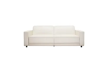 Bäddsoffa Allie Kräm, Sammet, 81x225x91 cm - Kräm, Sammet, 81x225x91 cm - Möbler - Soffa - Bäddsoffa - 3 sits bäddsoffa