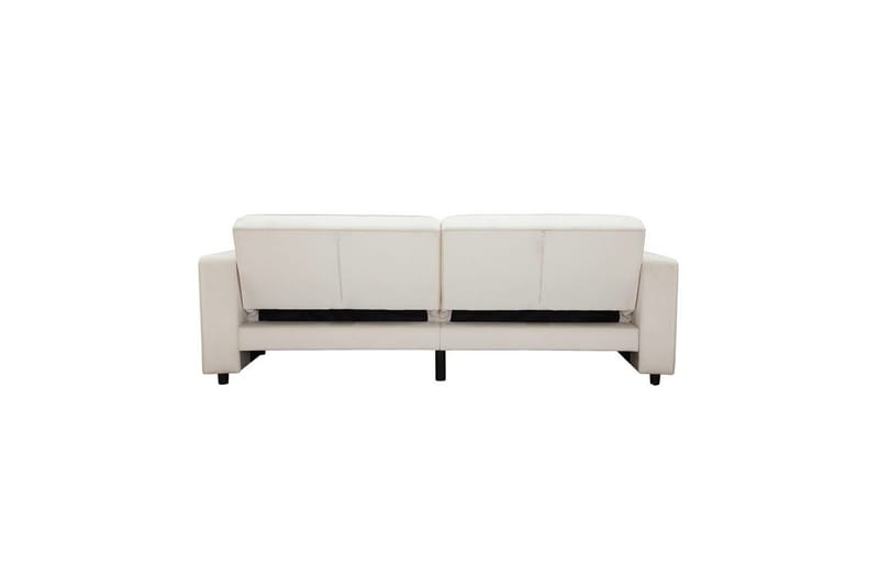 Bäddsoffa Allie Kräm, Sammet, 81x225x91 cm - Kräm, Sammet, 81x225x91 cm - Möbler - Soffa - Bäddsoffa - 3 sits bäddsoffa
