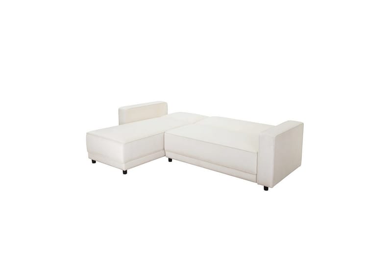 Bäddsoffa Allie Kräm, Sammet, 82x229x154 cm - Kräm, Sammet, 82x229x154 cm - Möbler - Soffa - Bäddsoffa - Bäddsoffa divan