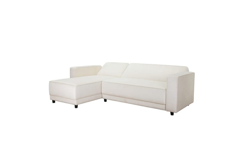 Bäddsoffa Allie Kräm, Sammet, 82x229x154 cm - Kräm, Sammet, 82x229x154 cm - Möbler - Soffa - Bäddsoffa - Bäddsoffa divan