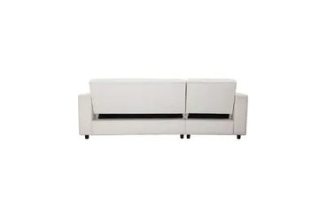 Bäddsoffa Allie Kräm, Sammet, 82x229x154 cm - Kräm, Sammet, 82x229x154 cm - Möbler - Soffa - Bäddsoffa - Bäddsoffa divan