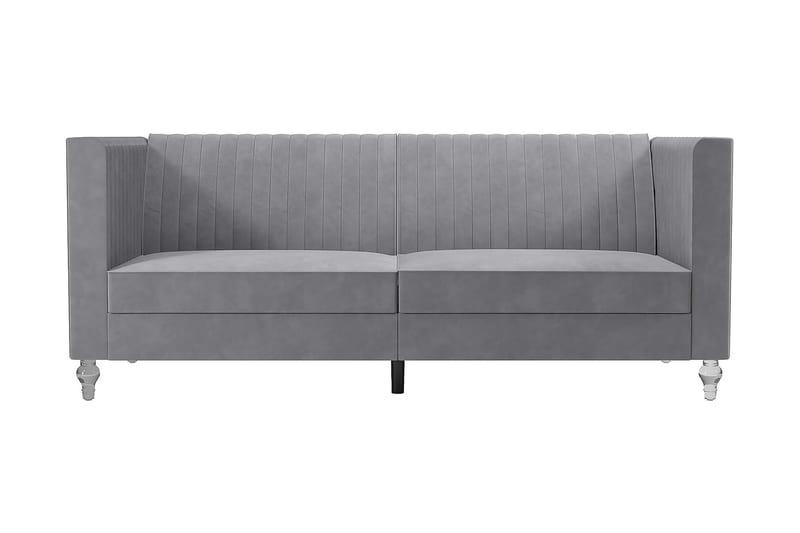 Bäddsoffa Arabelle Ljusgrå - 2 sits bäddsoffa