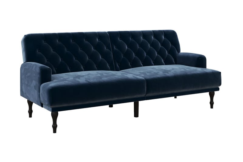 Bäddsoffa Aruby - Blå - Möbler - Soffa - Bäddsoffa - Bäddsoffa längsbäddad