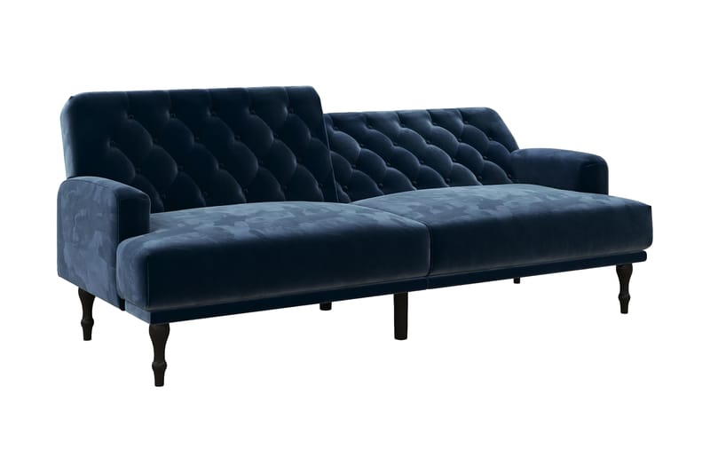 Bäddsoffa Aruby - Blå - Möbler - Soffa - Bäddsoffa - Bäddsoffa längsbäddad