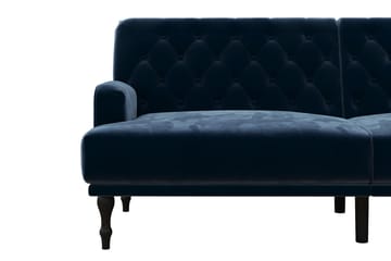 Bäddsoffa Aruby - Blå - Möbler - Soffa - Bäddsoffa - Bäddsoffa längsbäddad