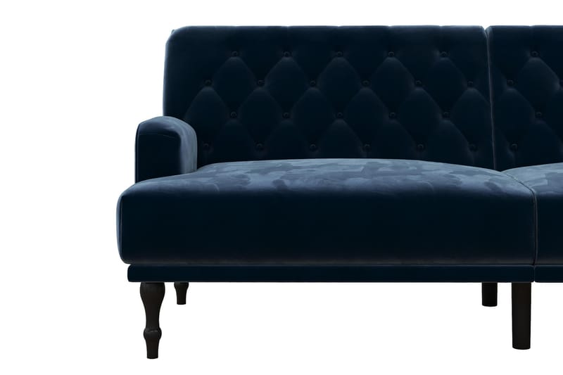 Bäddsoffa Aruby - Blå - Möbler - Soffa - Bäddsoffa - Bäddsoffa längsbäddad