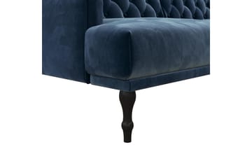 Bäddsoffa Aruby - Blå - Möbler - Soffa - Bäddsoffa - Bäddsoffa längsbäddad