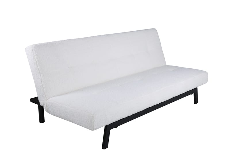 Bodil Bäddsoffa - Vit/Svart - Möbler - Soffa - Bäddsoffa - Bäddsoffa längsbäddad