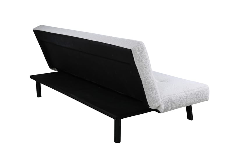 Bodil Bäddsoffa - Vit/Svart - Möbler - Soffa - Bäddsoffa - Bäddsoffa längsbäddad