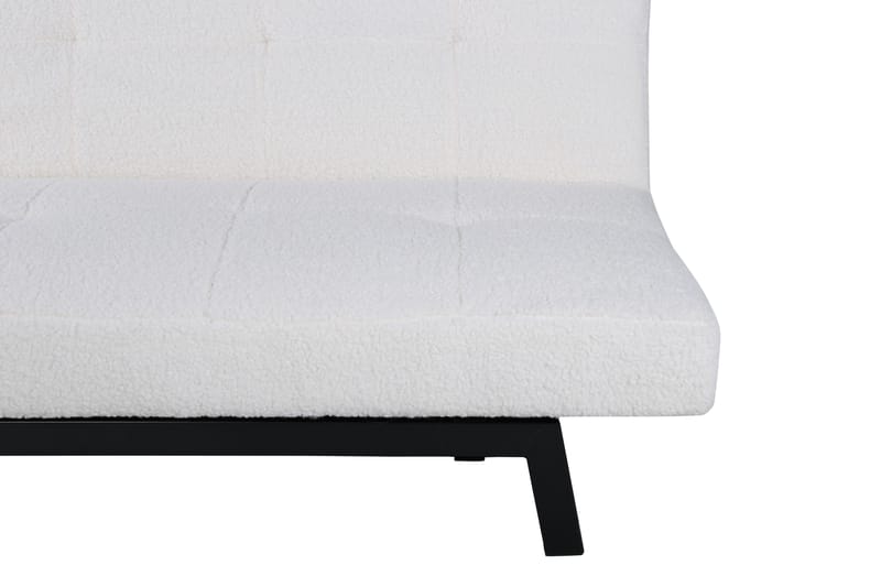 Bodil Bäddsoffa - Vit/Svart - Möbler - Soffa - Bäddsoffa - Bäddsoffa längsbäddad