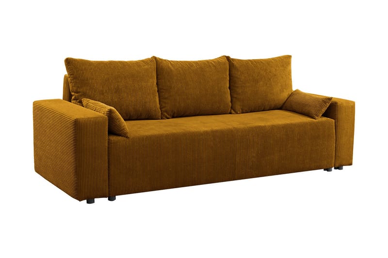 Bäddsoffa - Brun - Möbler - Soffa - Bäddsoffa - Bäddsoffa längsbäddad