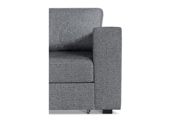 Bäddsoffa Carosello 3-sits med Schäslong Vänster - Mellangrå - Möbler - Soffa - Bäddsoffa - Bäddsoffa divan