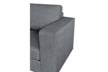 Bäddsoffa Carosello 3-sits med Schäslong Vänster - Mellangrå - Möbler - Soffa - Bäddsoffa - Bäddsoffa divan