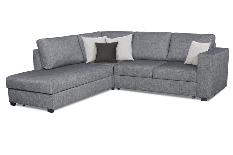 Bäddsoffa Carosello 3-sits med Schäslong Vänster - Mellangrå - Möbler - Soffa - Bäddsoffa - Bäddsoffa divan