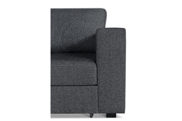 Bäddsoffa Carosello 3-sits Vänster - Mörkgrå - Möbler - Soffa - Bäddsoffa - Bäddsoffa divan