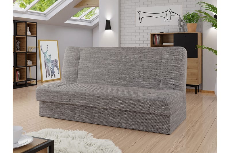 3-sits Bäddsoffa Bohula - Grå - Möbler - Soffa - Bäddsoffa - 3 sits bäddsoffa