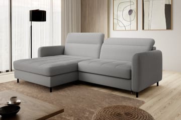 3-sits Bäddsoffa m. Divan Manoti med Förvaring - Grå - Möbler - Soffa - Bäddsoffa - Bäddsoffa divan