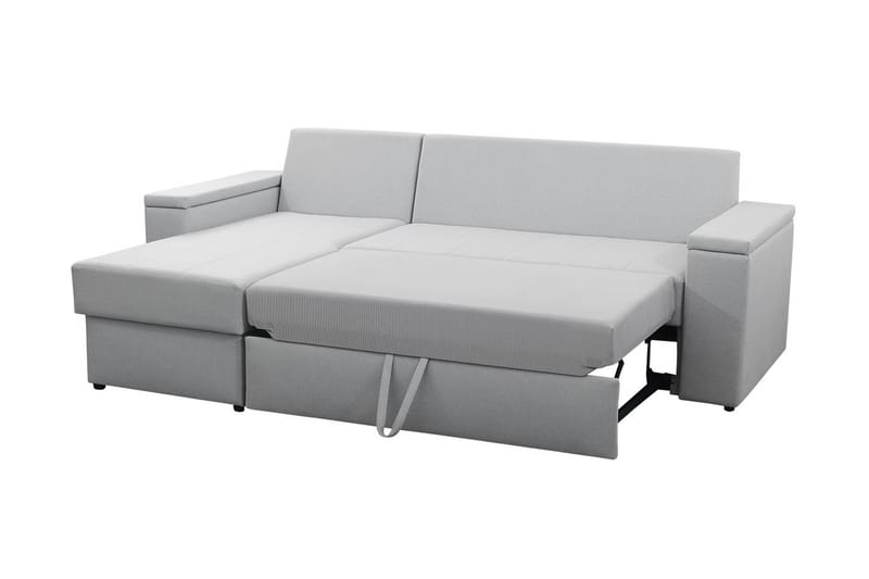 3-sits Bäddsoffa med Divan Herisa med Förvaring - Grå/Grön - Bäddsoffa divan