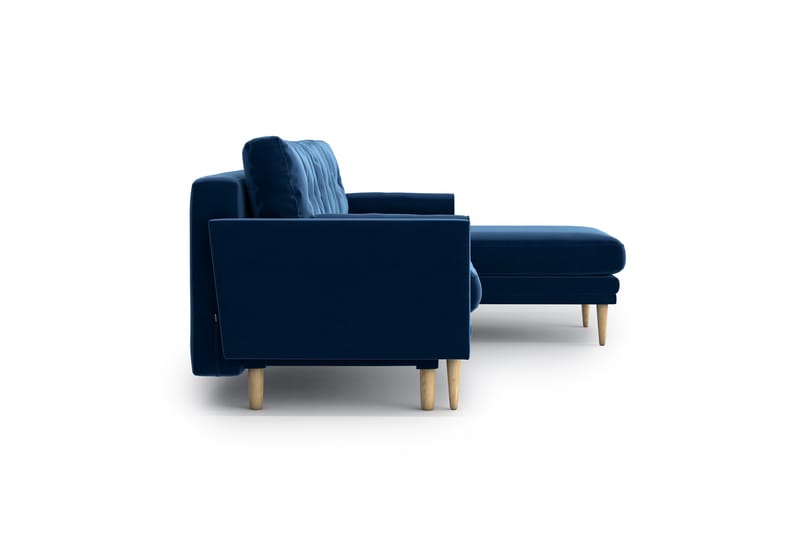 3-sits Divanbäddsoffa Alory - Marinblå - Möbler - Soffa - Bäddsoffa - Bäddsoffa divan