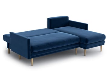 3-sits Divanbäddsoffa Alory - Marinblå - Möbler - Soffa - Bäddsoffa - Bäddsoffa divan