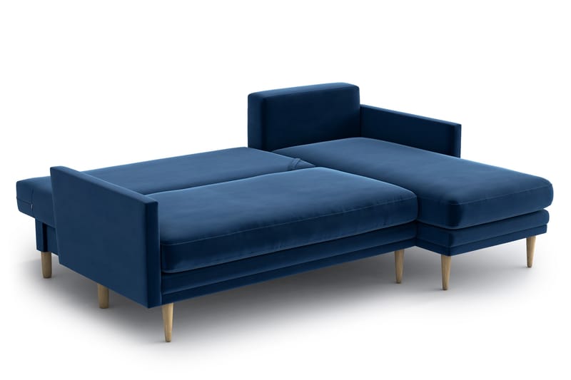3-sits Divanbäddsoffa Alory - Marinblå - Möbler - Soffa - Bäddsoffa - Bäddsoffa divan