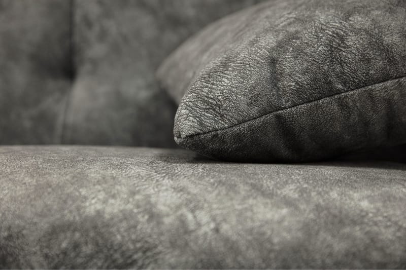 3-sits Vänster L-formad Bäddsoffa med Divan och Förvaring i Tyg - Svart - Möbler - Soffa - Bäddsoffa - Bäddsoffa divan